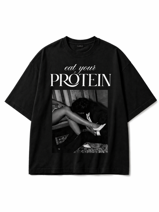 Eat your protein | Unisex Oversized Standard T-Shirt