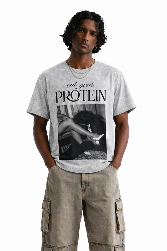 Eat your protein | Unisex Oversized Standard T-Shirt